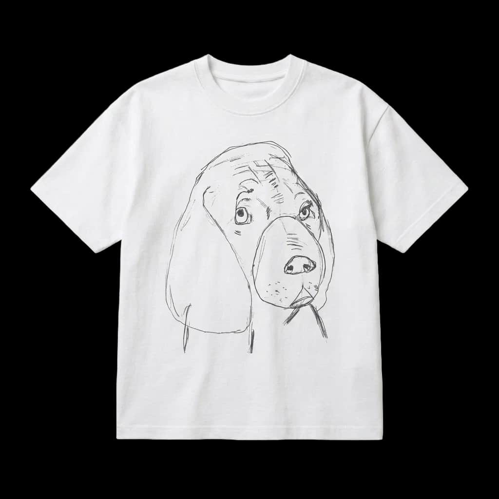 Dog Scratch Relaxed Boxy T-shirt