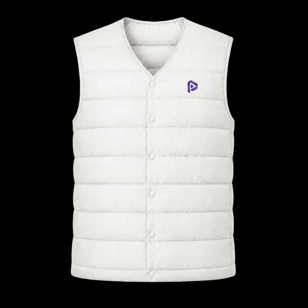 White Puffer Vest