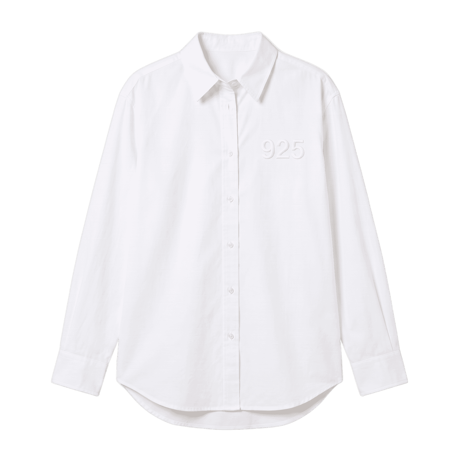 925 Embroidered Poplin Shirt