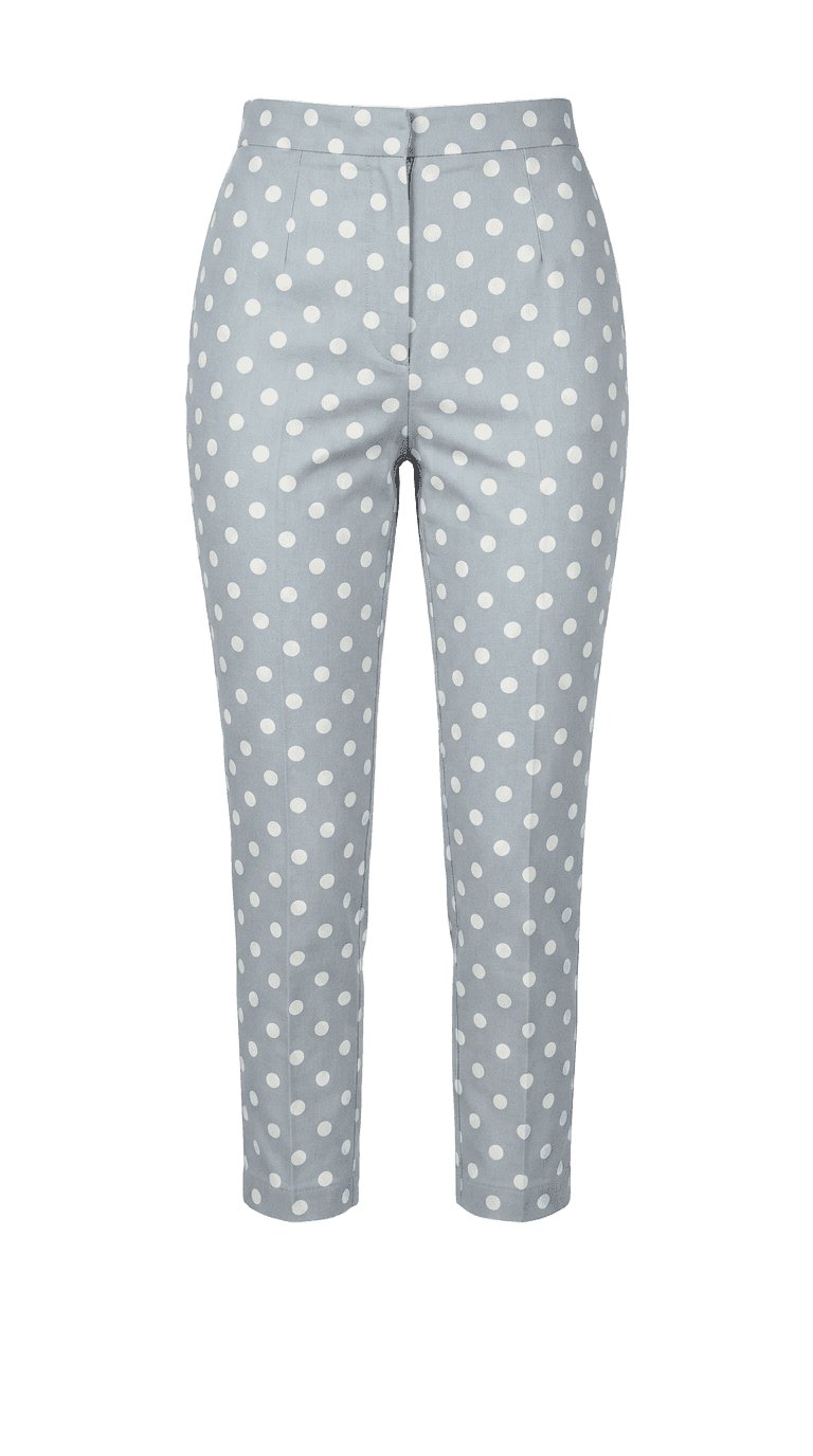Polka Dot Capri Pants