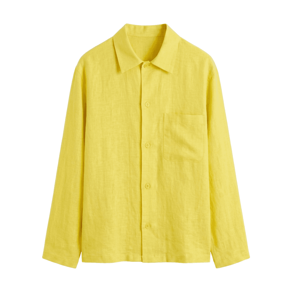 Yellow Linen Shirt