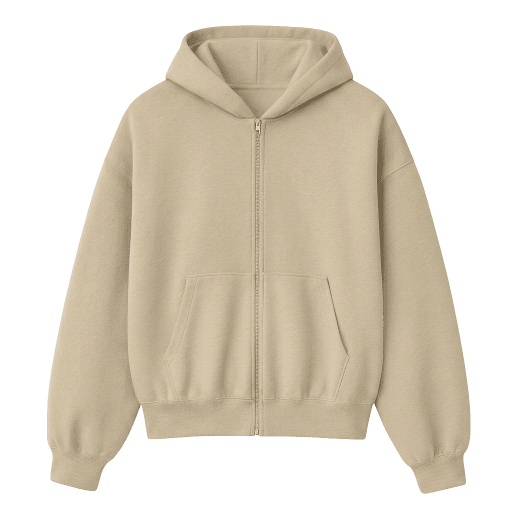 Oversized Zipped Hoodie