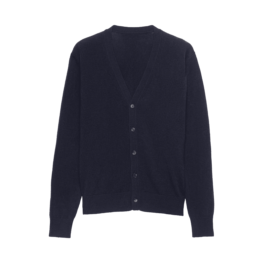 V-neck cardigan sweater