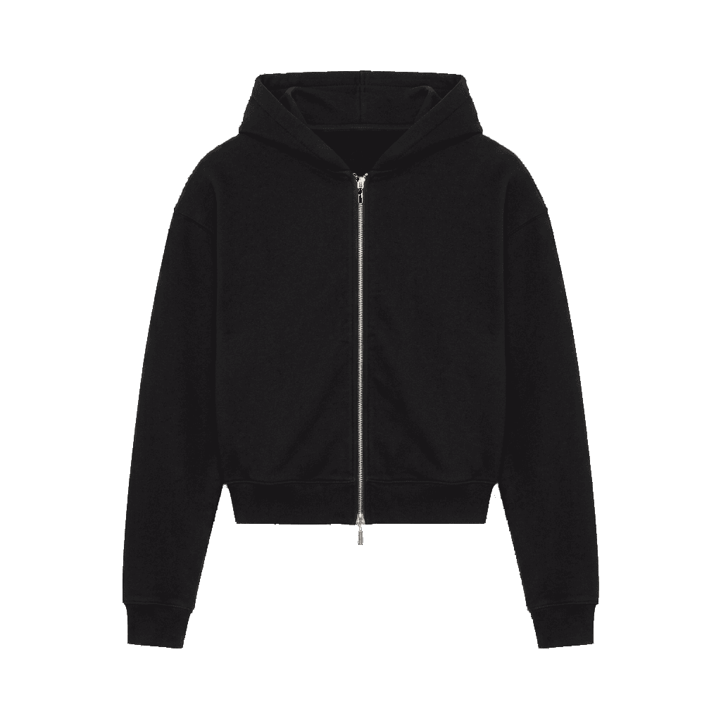 Boxy Zip-up Hoodie