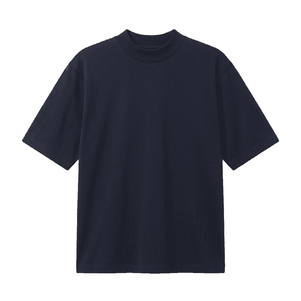 High Neck Boxy T-shirt