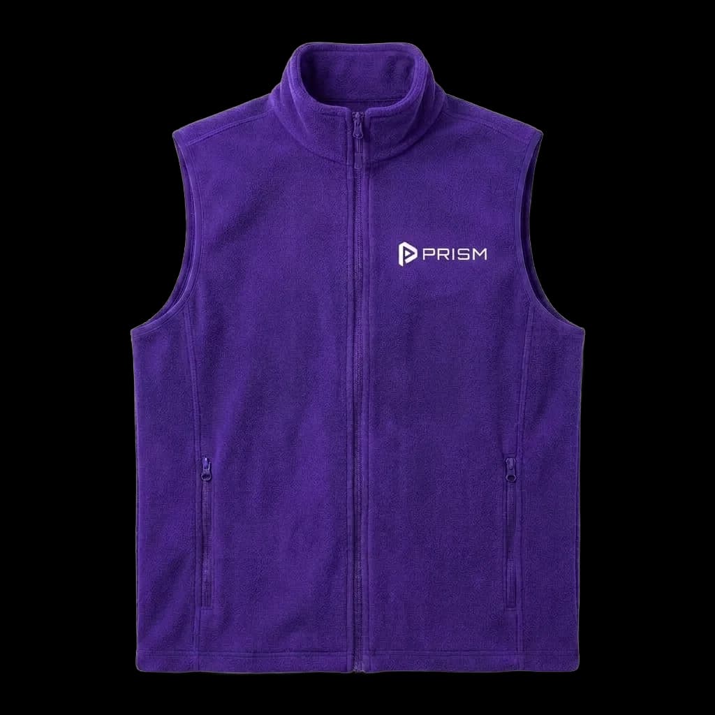 Navy Blue Corporate Fleece Vest
