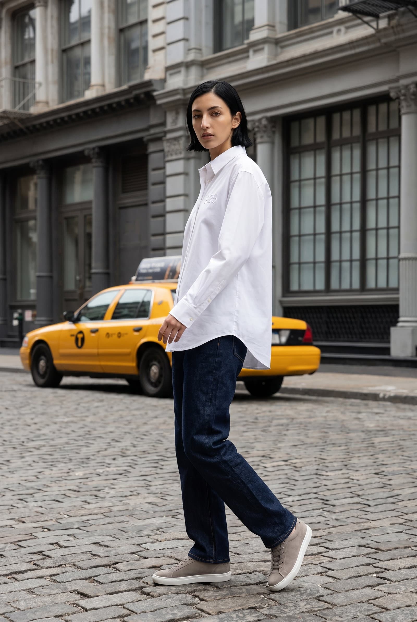 925 Embroidered Poplin Shirt