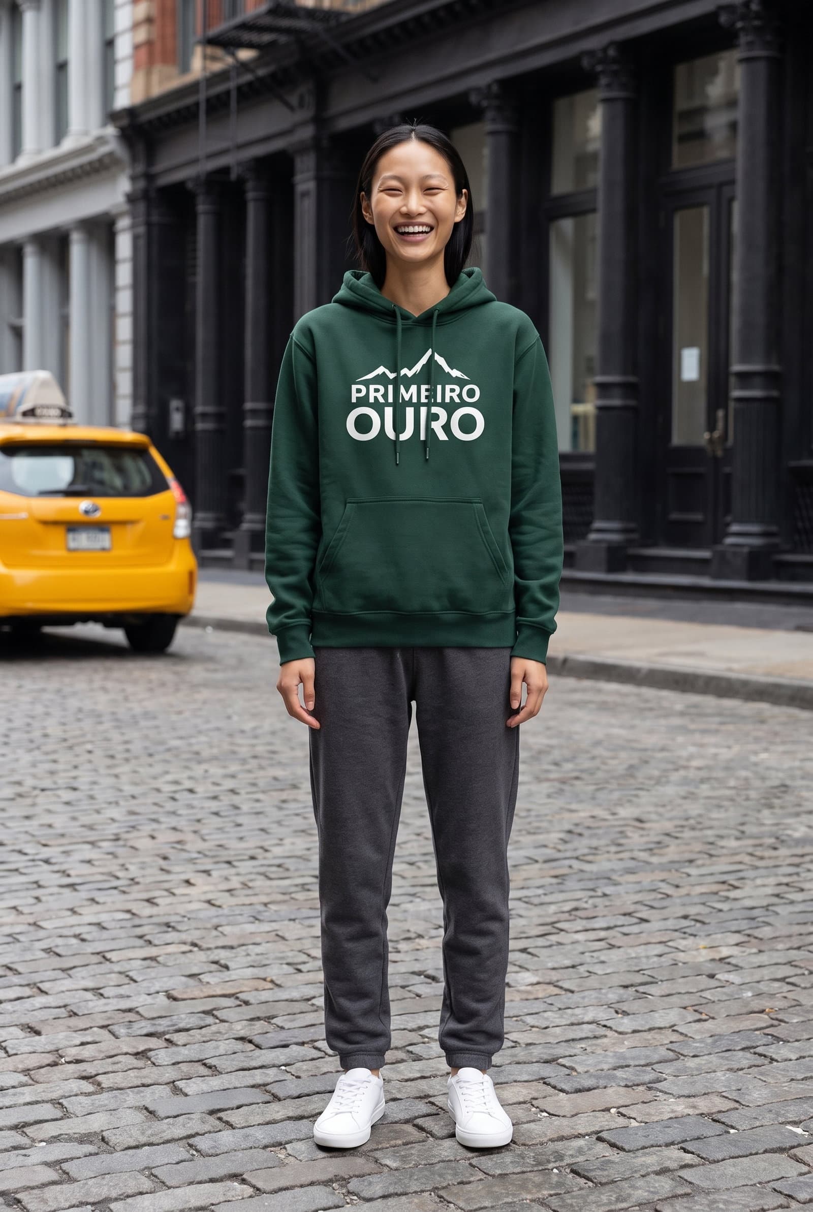 Primeiro Ouro Dark Green Hoodie