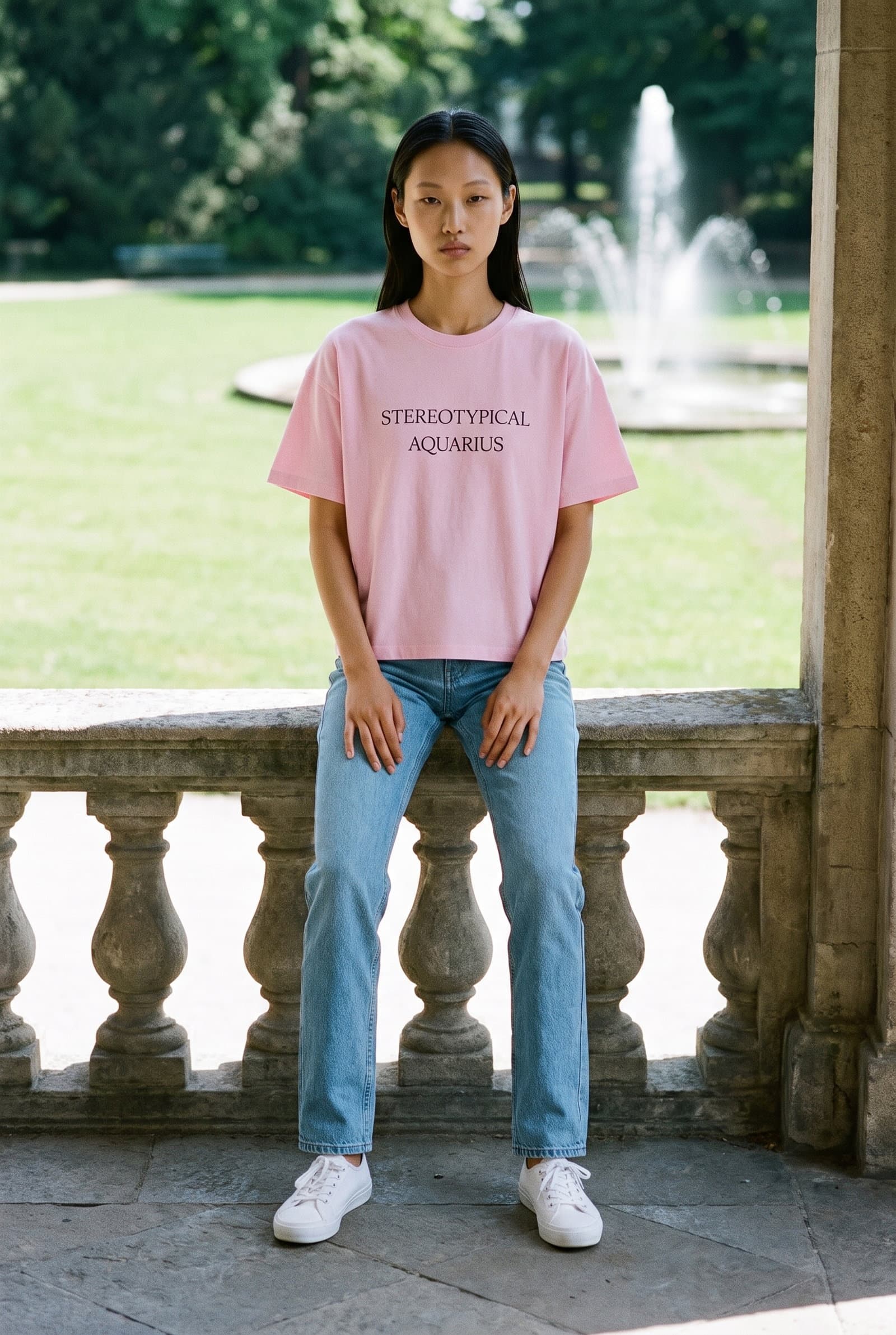 Stereotypical Aquarius Pink T-Shirt