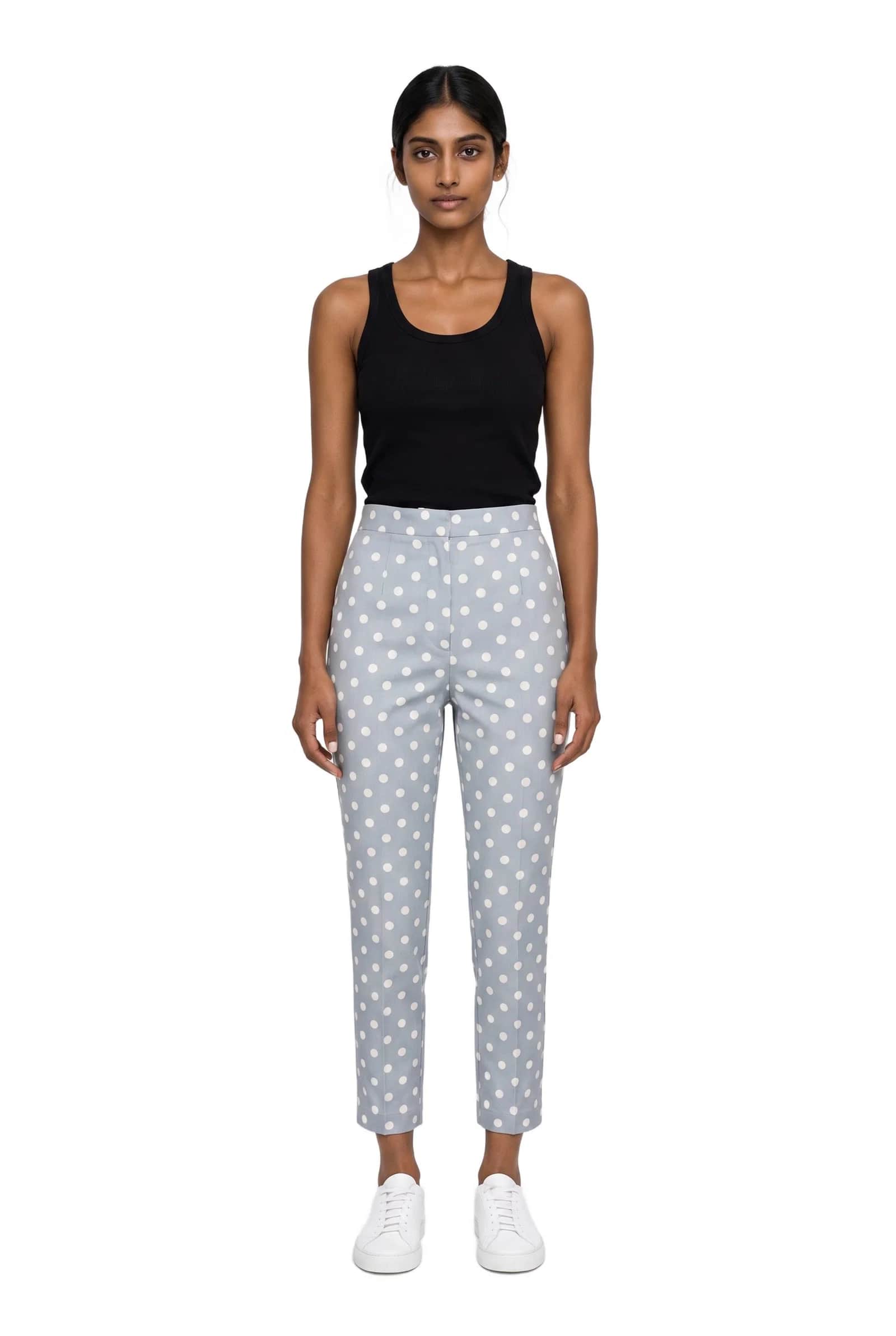 Polka Dot Capri Pants