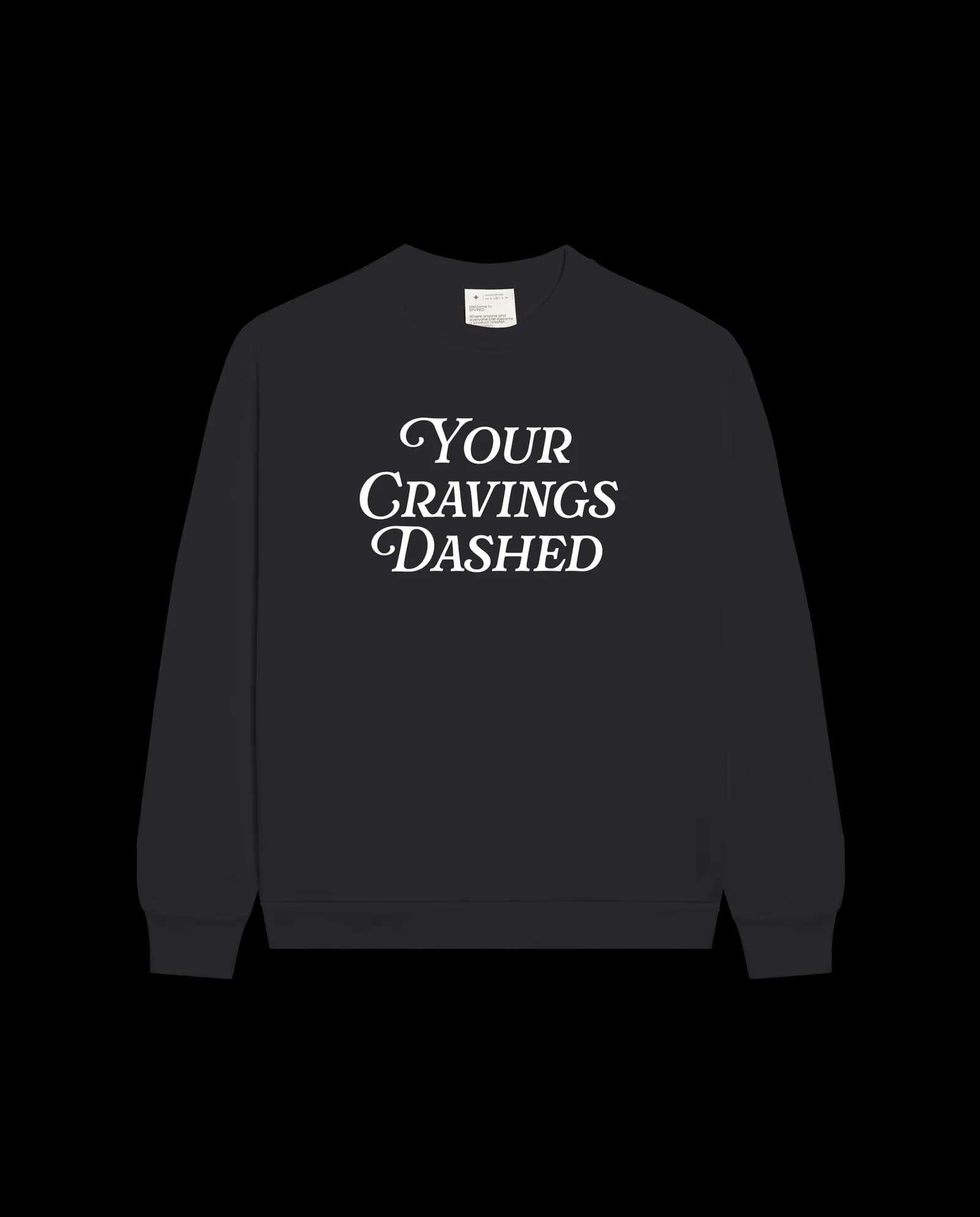 Limited Edition DoorDash Cravings Dashed Sweatshirt