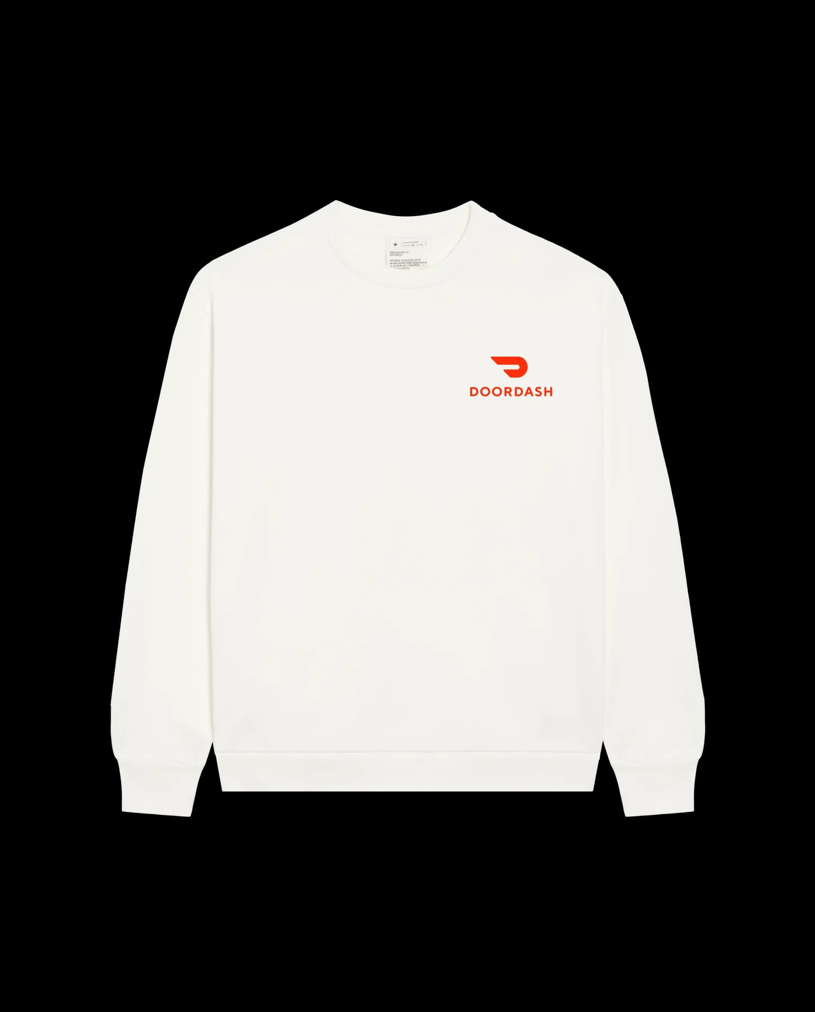 Limited Edition DoorDash DOORDASH Crewneck - White