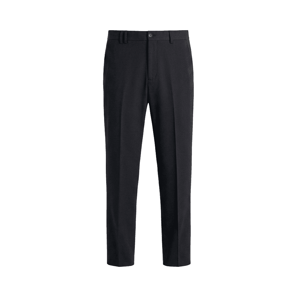 Black Slim-Fit Chino Trousers